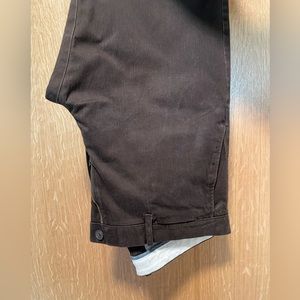 J crew stretch chino brown 32x34 slim 484 fit